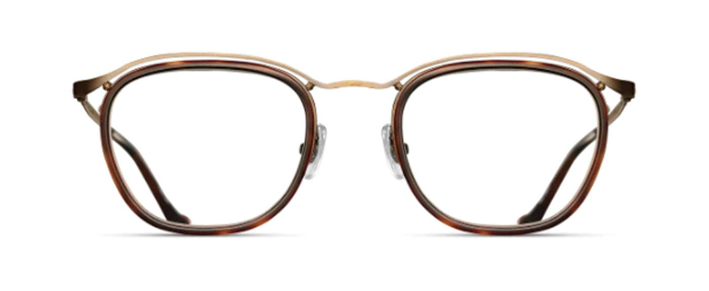 ANTIQUE GOLD-MATTE DARK TORTOISE-CLEAR--2