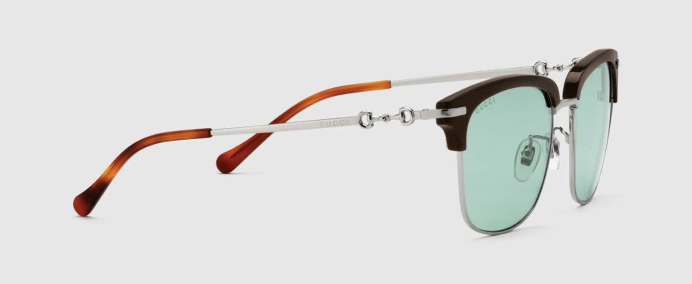 BROWN AND LIGHT BLUE--2