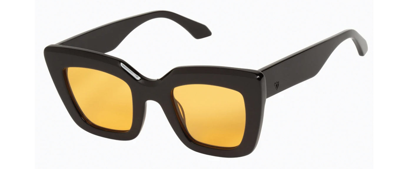 GLOSS BLACK-ORANGE LENS--8
