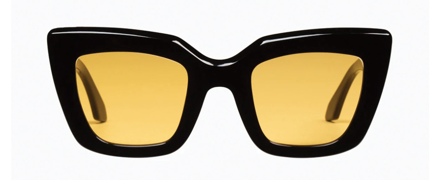 GLOSS BLACK-ORANGE LENS--7