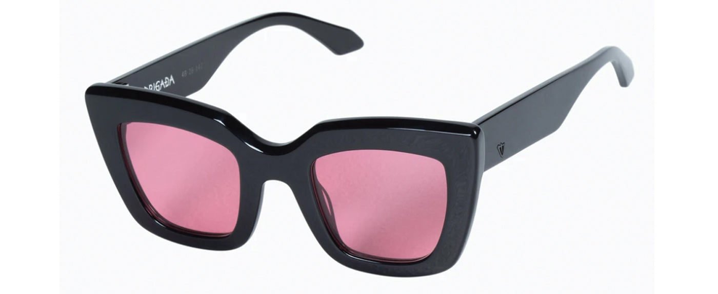 GLOSS BLACK-ROSE LENS--16