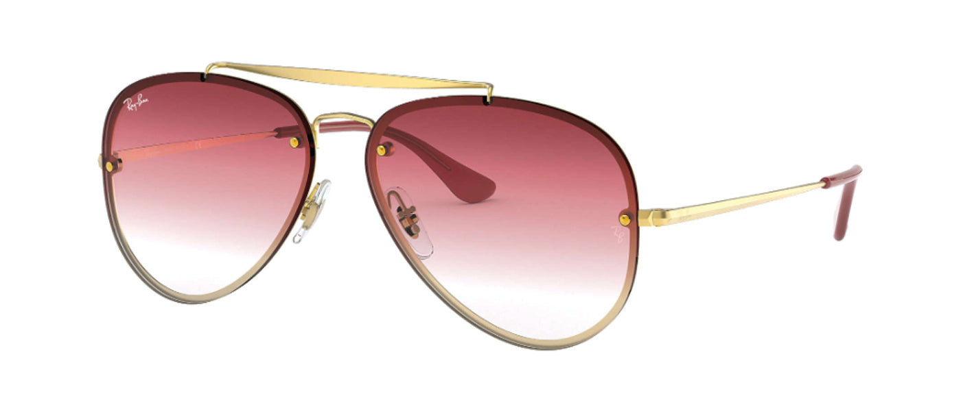 GOLD-DARK RED GRADIENT MIRROR--6