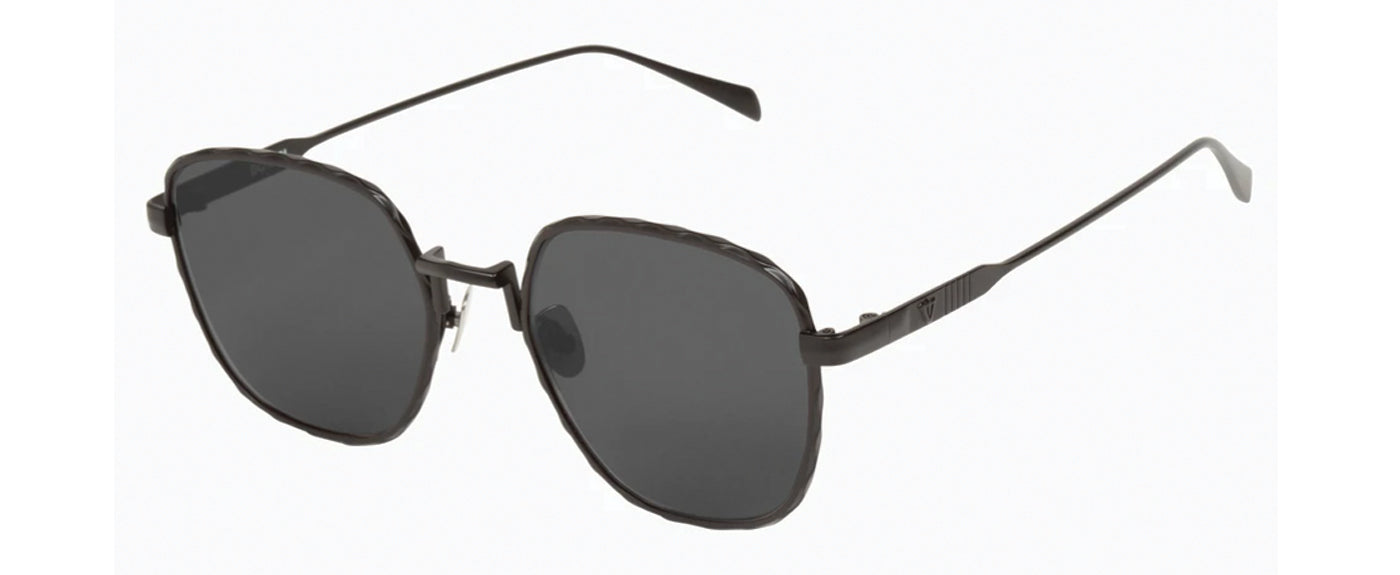 MATTE BLACK TITANIUM-BLACK LENS--2