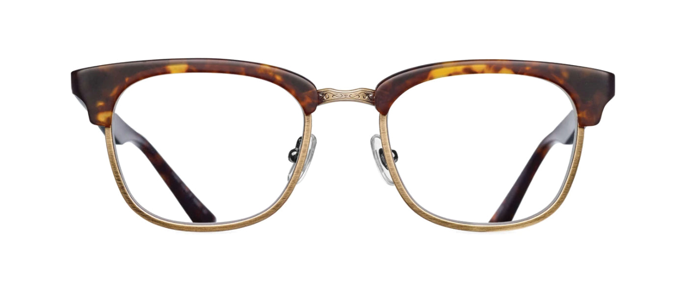 MATTE BROWN-ANTIQUE GOLD-CLEAR--3