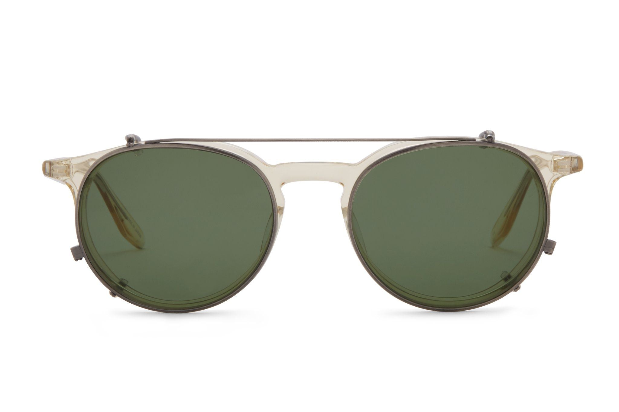 Pewter / Bottle Green Clip--23