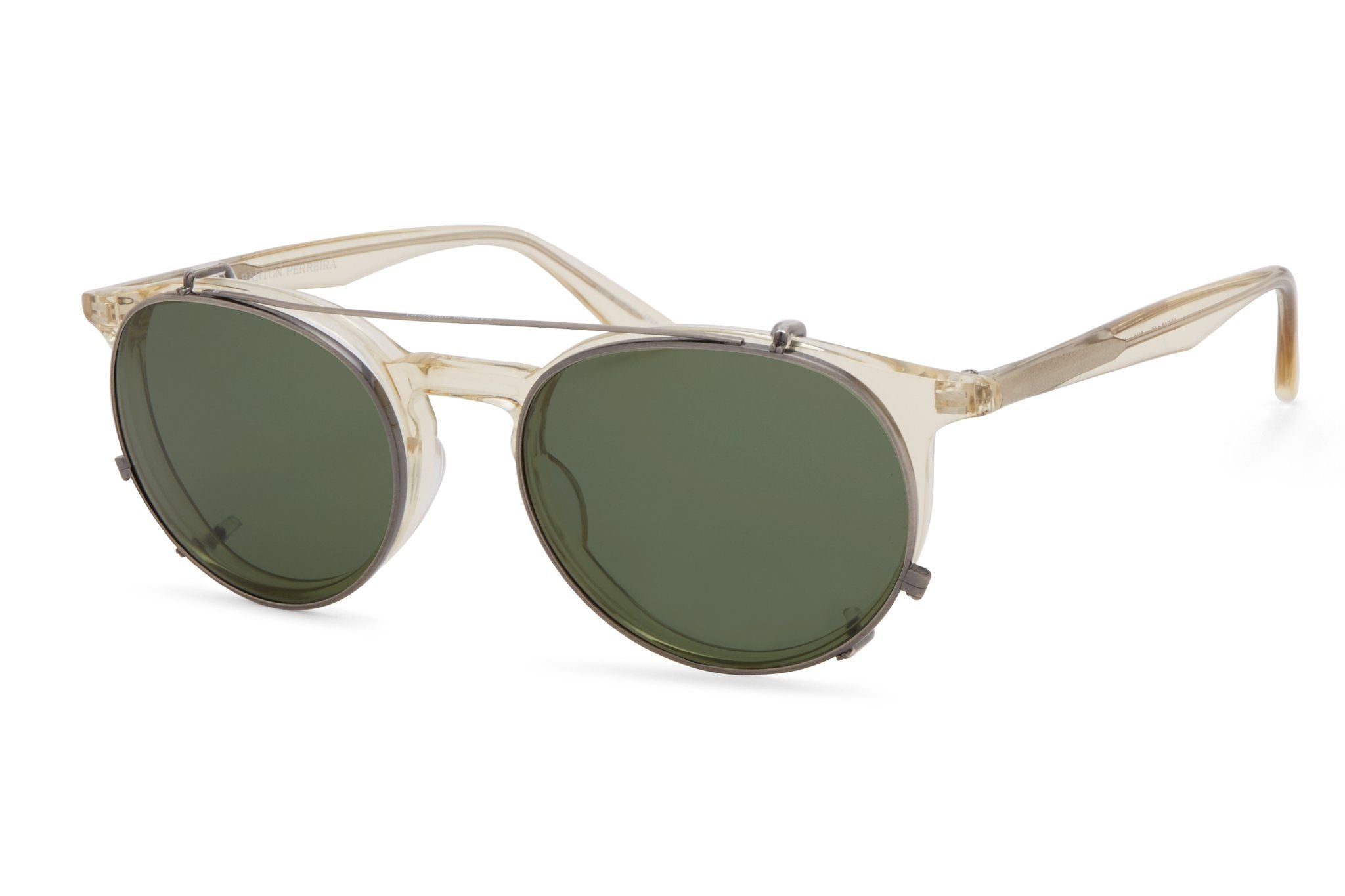 Pewter / Bottle Green Clip--22