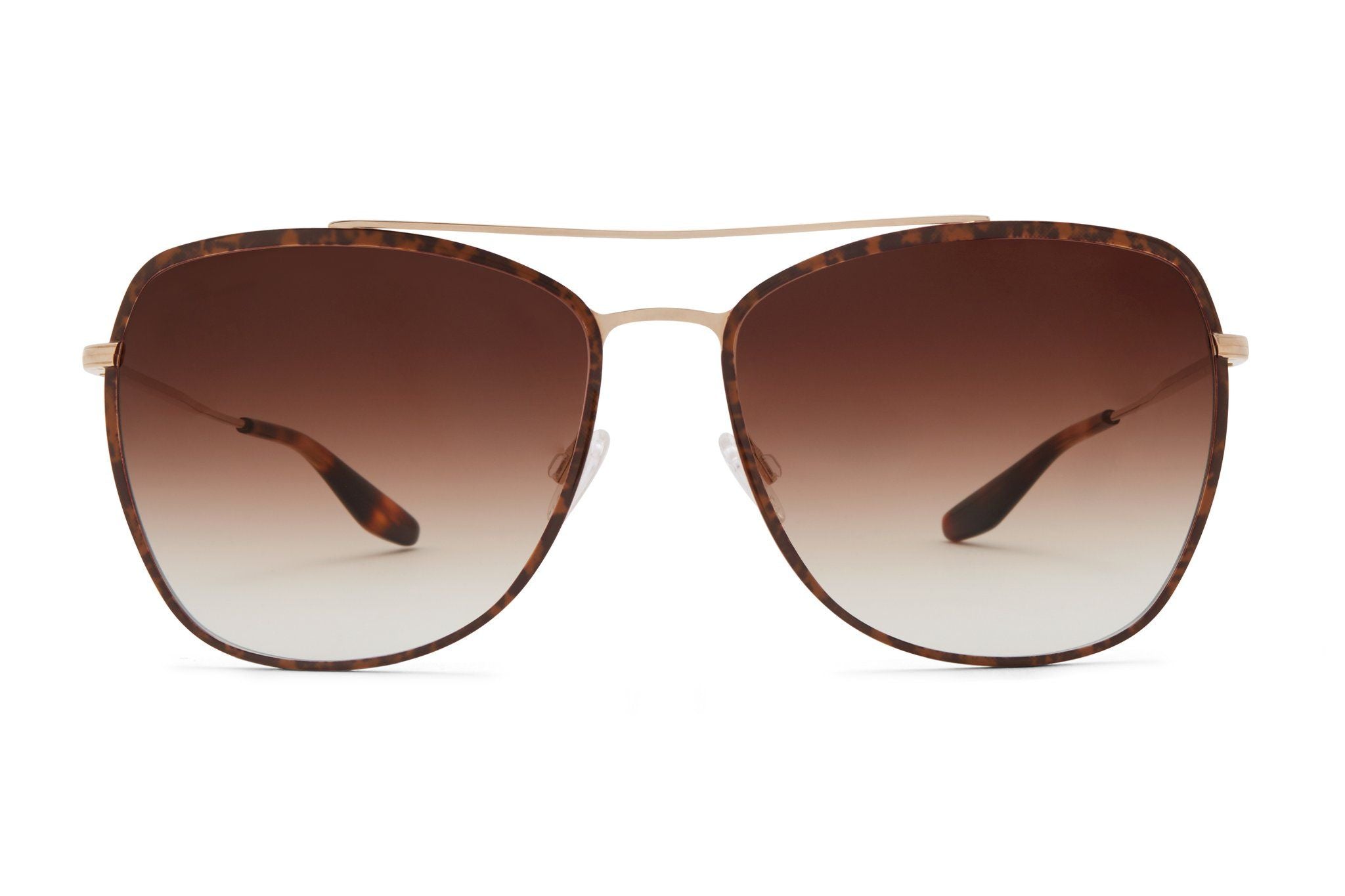 Gold / Tortoise Enamel / Smokey Topaz AR--3