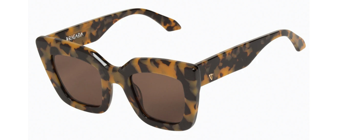 YELLOW TORT-BROWN LENS--10