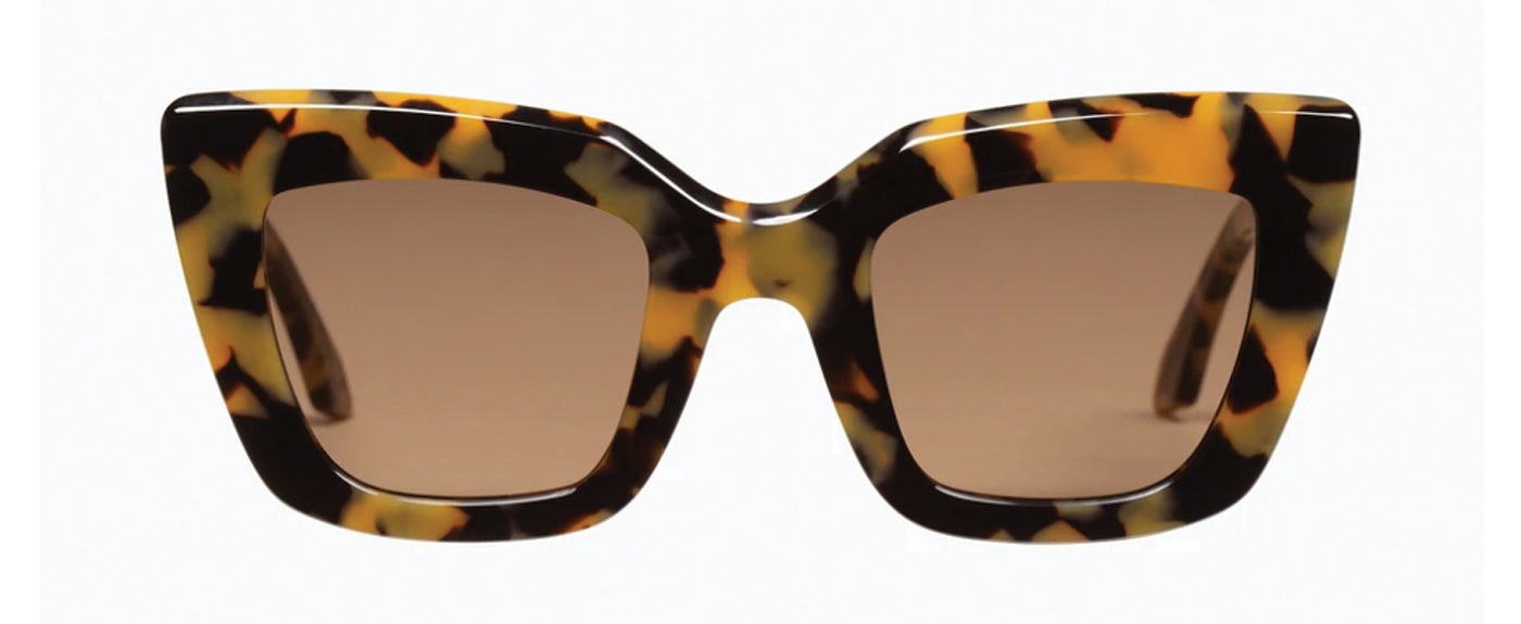 YELLOW TORT-BROWN LENS--9