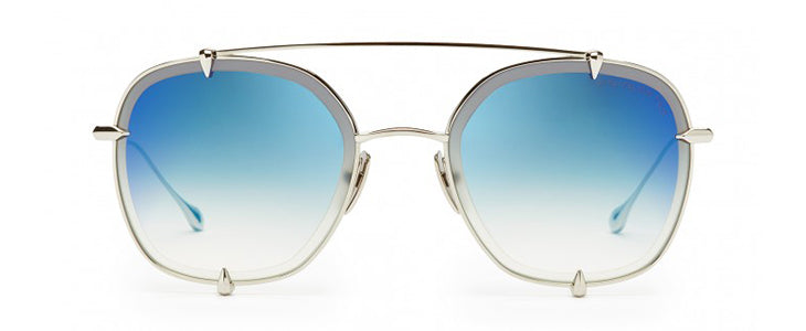 Silver Grey Gradient Blue Mirror--1