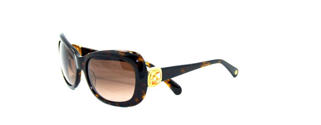 02 GV/CI TORTOISE WITH GOLD VERMEIL AND CITRINE STONES--2