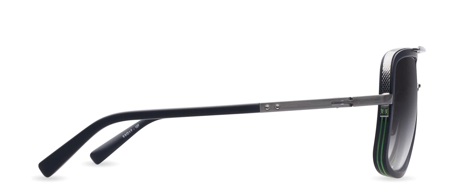 Matte Black Antique Silver DRX-2030-E-BLK-SLV-59-Z--10
