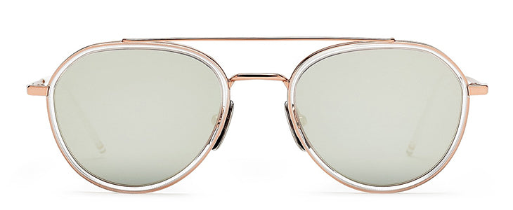 Rose Gold Grey - Gold Mirror--3