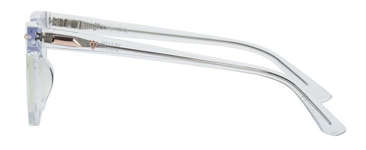 Crystal w. Gloss Rose Gold Metal Trim--2