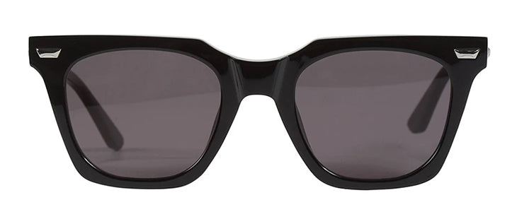 Gloss Black w. Silver Metal Trim Black Lens--3