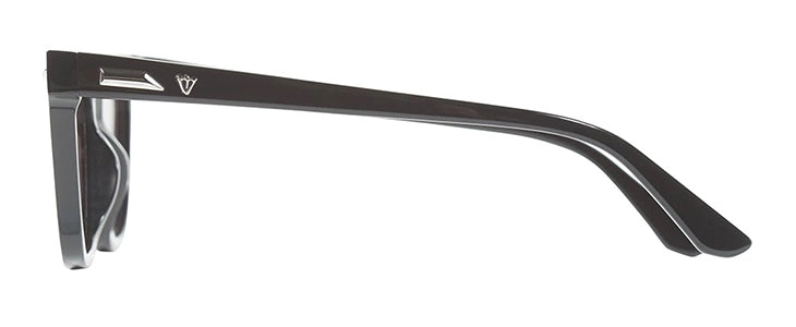 Matte Black w. Gloss Black Metal Trim Black Lens--2