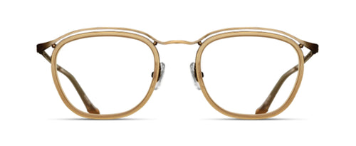 ANTIQUE GOLD-MATTE CARAMEL-CLEAR