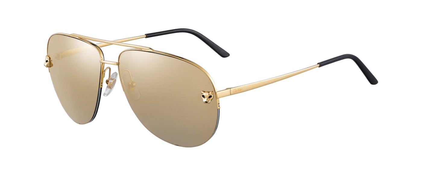 METAL SMOOTH GOLDEN FINISH GOLDEN MIRROR LENSES