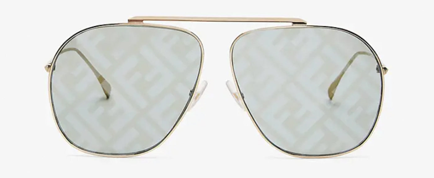 Metal sunglasses with FF logo