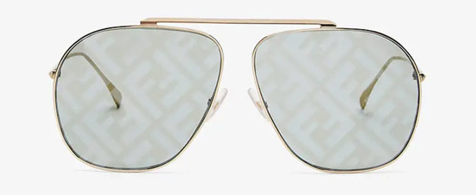 Metal sunglasses with FF logo