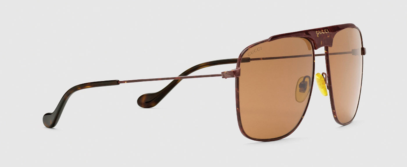 Gucci Web Aviator Sunglasses (SHF-22587) – LuxeDH