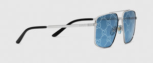 SILVER-LIGHT BLUE-GG MOTIF