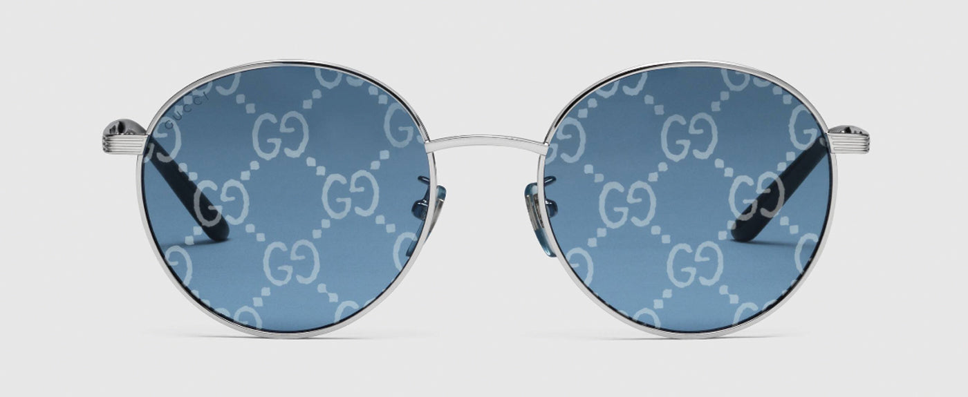 SILVER-LIGHT BLUE-GG MOTIF