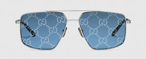 SILVER-LIGHT BLUE-GG MOTIF